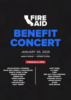 加州火灾慈善音乐会