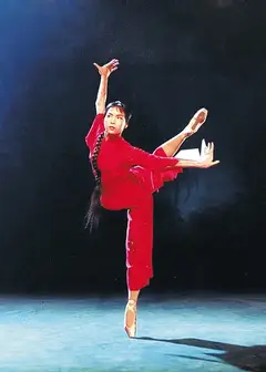 红色女人花